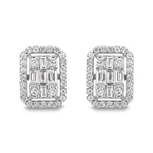 Baguette Earring Diamond 0,74 Carat - BGT1495