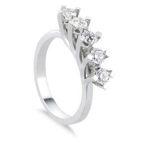 Five Stoned Diamond Ring 0,40 Carat - SPR29080