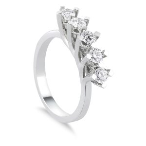 Five Stoned Diamond Ring 0,42 Carat - SPR29086