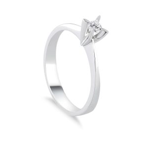 Solitaire Diamond Ring 0,11 Carat - SPR25540
