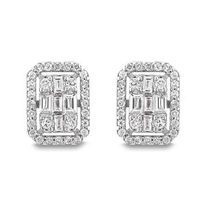 Baguette Earring Diamond 0,80 Carat - BGT1791