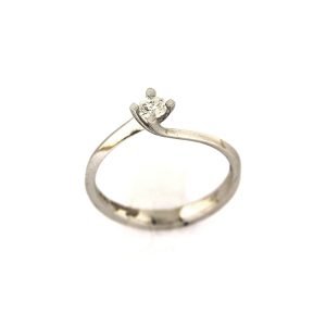 Vintage Solitaire Diamond Ring 0.17 Carat - APR29485