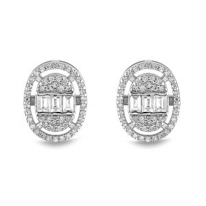 Baguette Earring Diamond 0,33 Carat - BGT4168