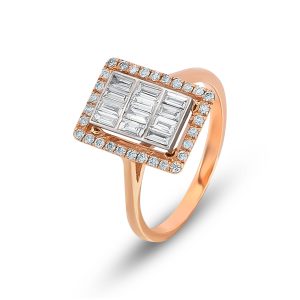 Baguette Diamond Ring 0,62 Carat - BGT5349